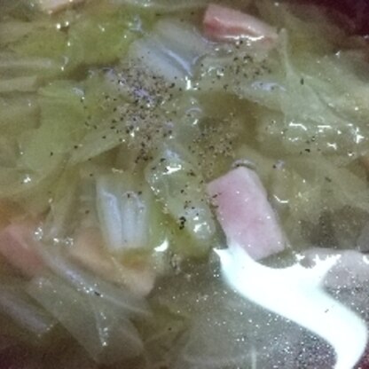 家にあったもので、簡単に美味しいスープが出来てよかったです。また作りたいです！